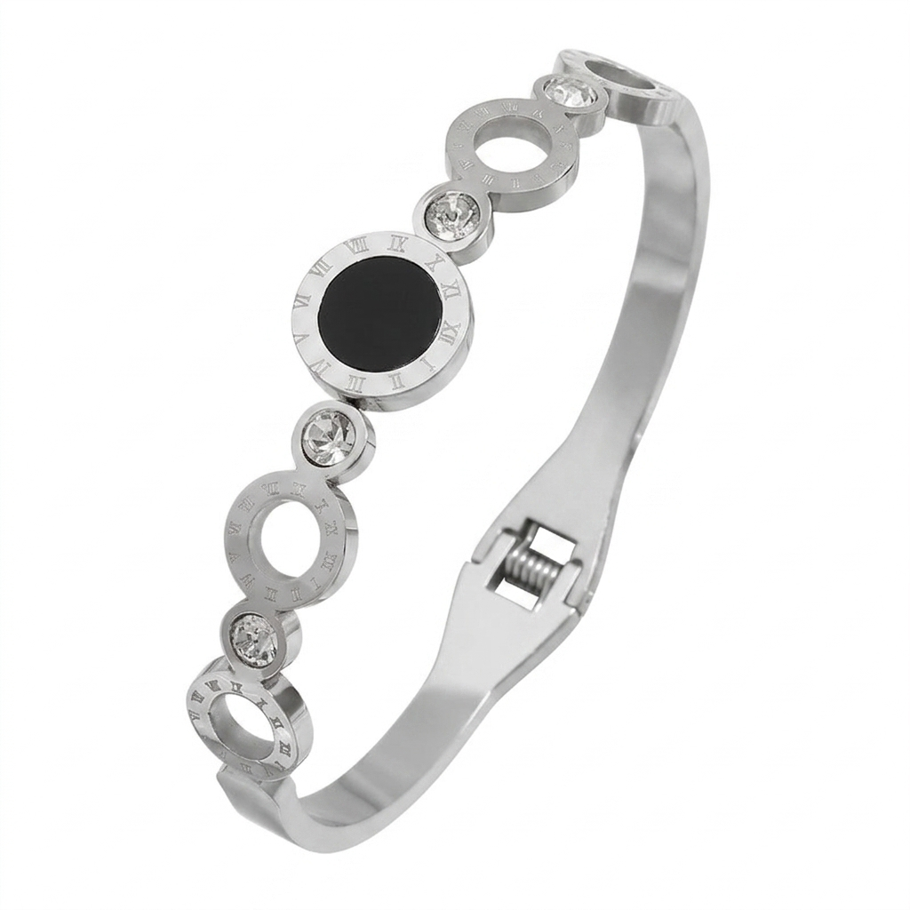 Conjuntos Premium Pulseira Anel Dourado com Zircônias – Elegância Atemporal™ Zalora joias