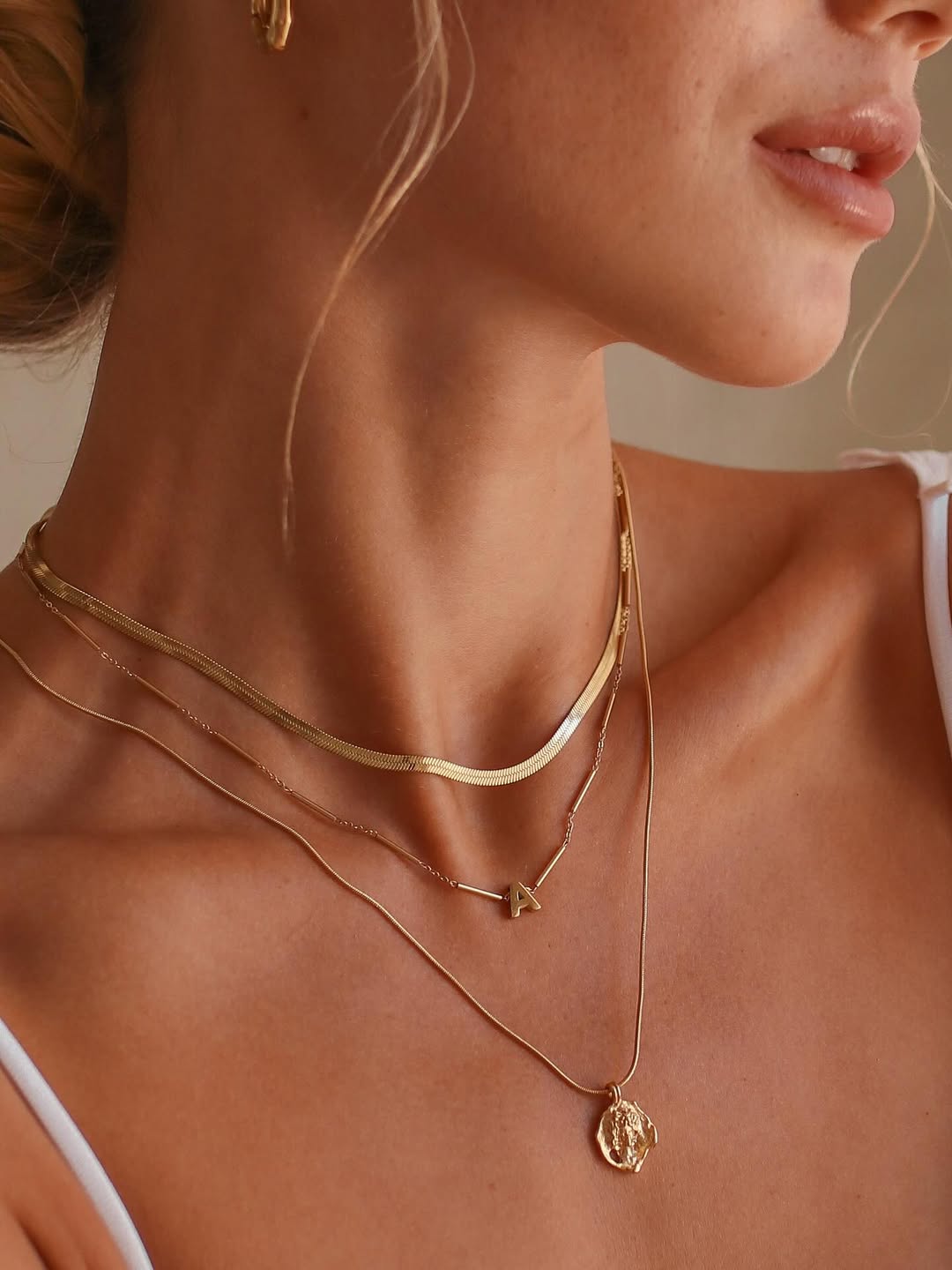 Zalora Joias™ Colar De Banhos UHBINYCA Classic Snake Ouro 18k