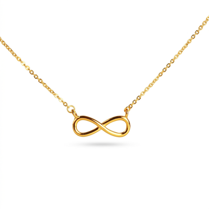 Zalora Joias Colar Choker Infinito Boho com Pingente Charm de  Banhado a Ouro 18K