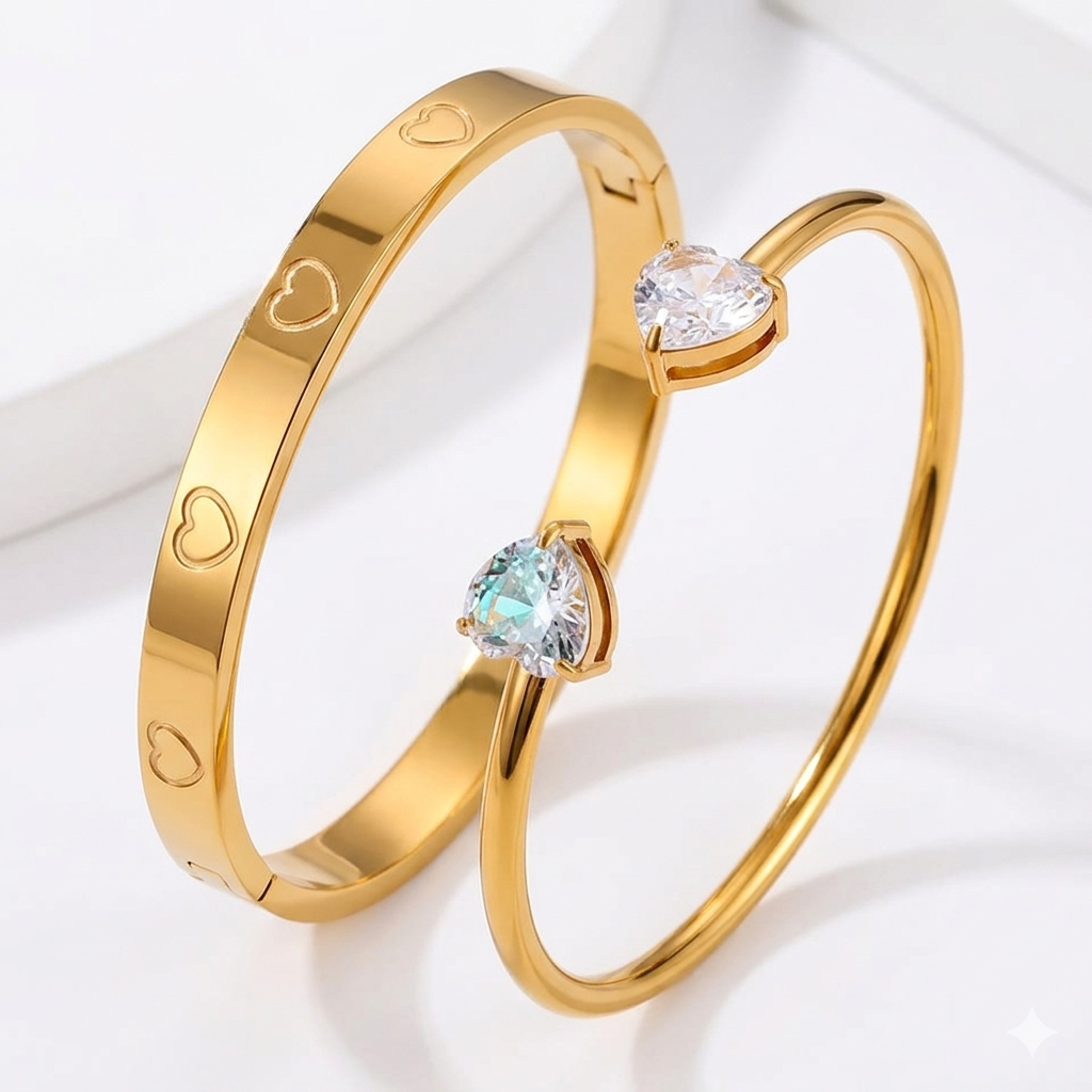 Zalora Joias™ | Pulseira Heart Elegance 18K