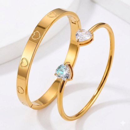 Zalora Joias™ | Pulseira Heart Elegance 18K