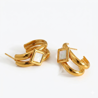Brincos Gota Banhados a Ouro 18K – Delicadeza e Sofisticação