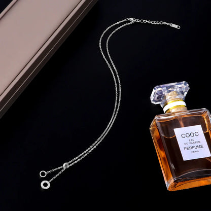 Colar Elegance Roman™ Premium Com mix de banhos dourada