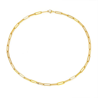 Colar Elos Luxury Ouro 18K Modernidade e Elegância Atemporal