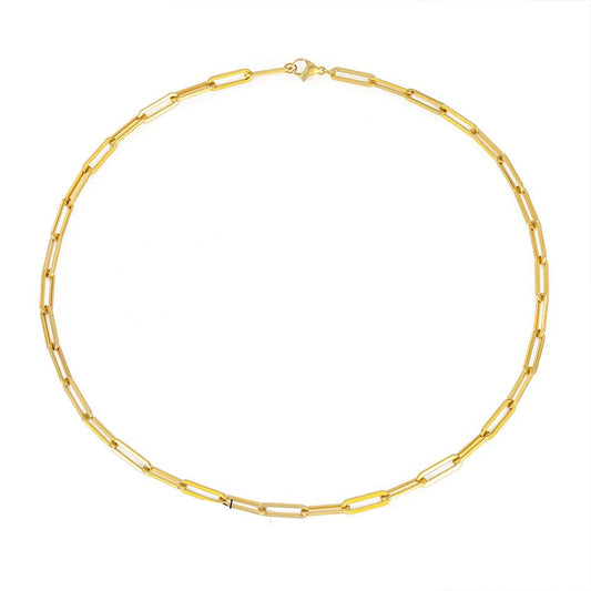 Colar Elos Luxury Ouro 18K Modernidade e Elegância Atemporal