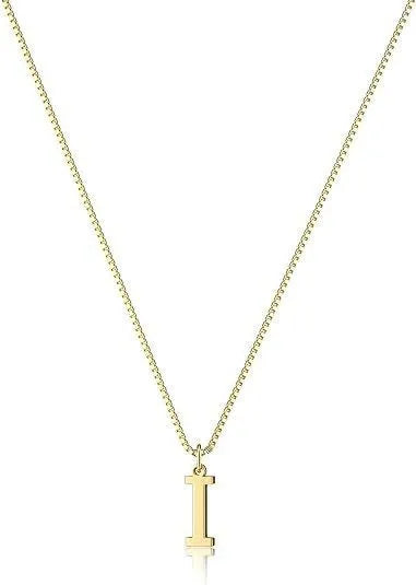 Colar Letra Personalizada Banhado a Ouro 18K