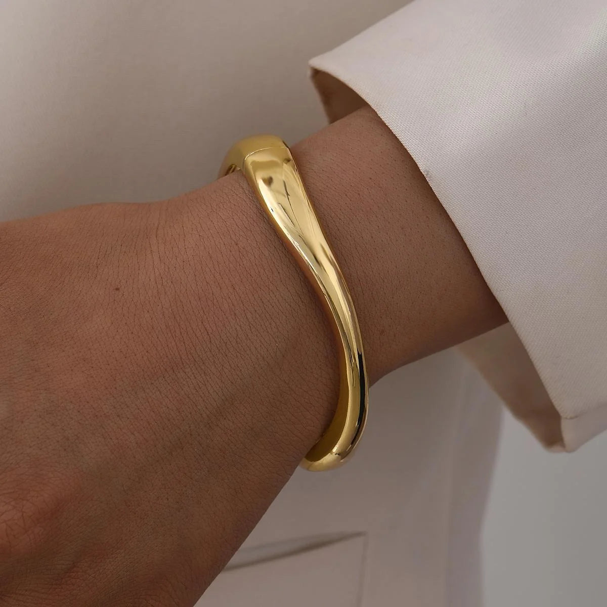 Zalora Joias™ | Pulseira de Geometria Dourada