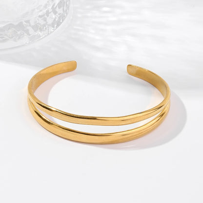 Zalora Joias™  Classic Luxe Cuff Bracelet 18K