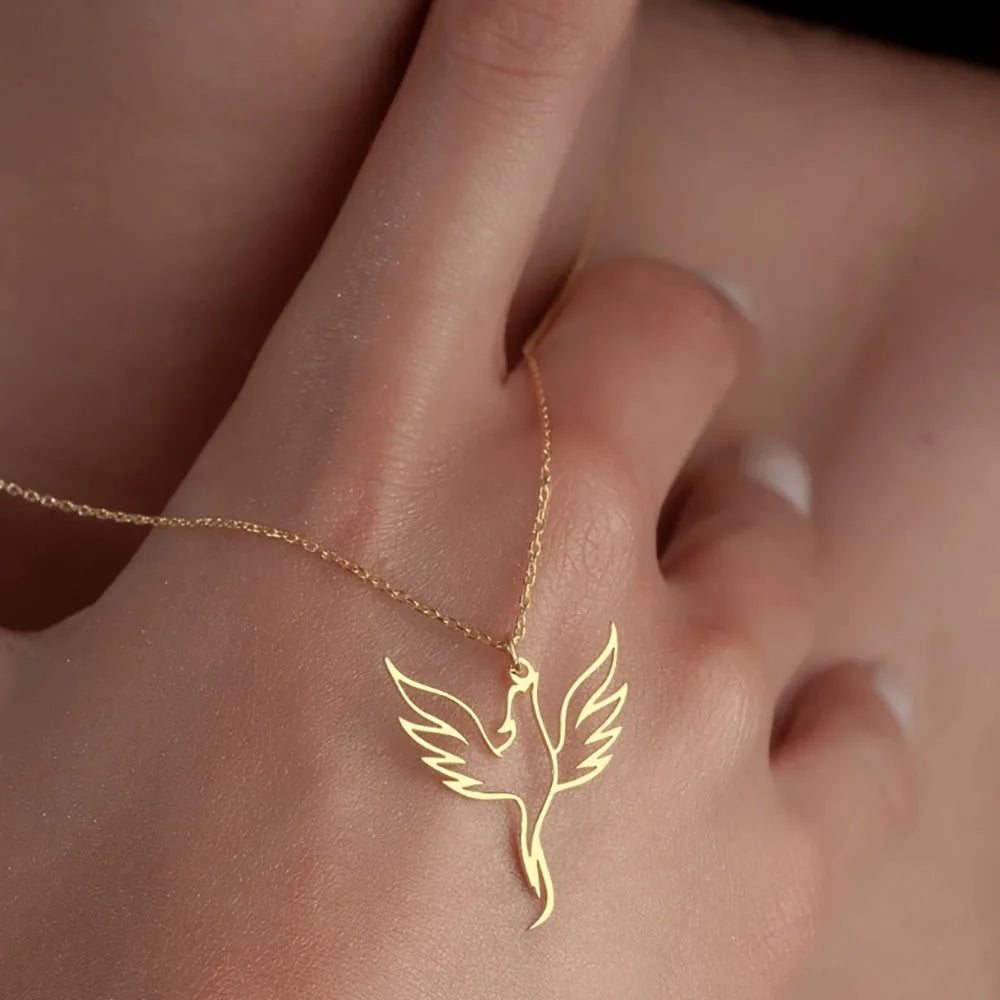 Zalora Joias™ | Colar Feminino com Pingente Elegante em Aço Inoxidável
