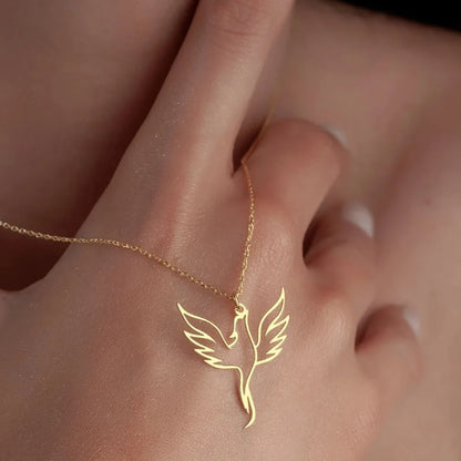 Zalora Joias™ | Colar Feminino com Pingente Elegante em Aço Inoxidável
