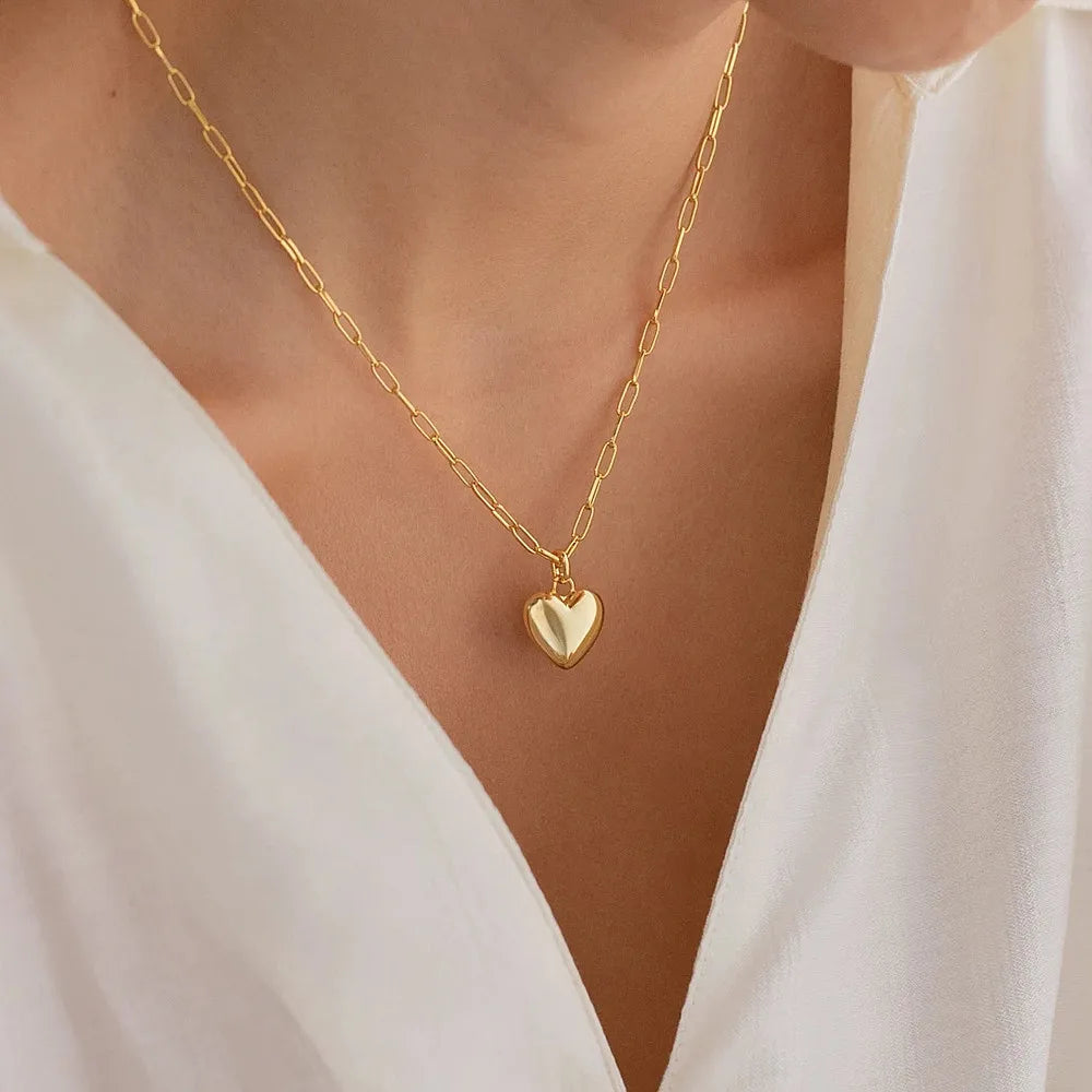 Colar Coração Moderno – Simples, Elegante e Irresistível
