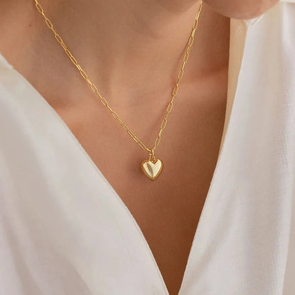 Colar Coração Moderno – Simples, Elegante e Irresistível