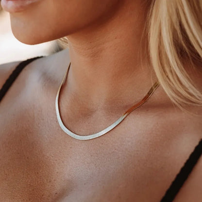 Zalora Joias™ Colar De Banhos UHBINYCA Classic Snake Ouro 18k