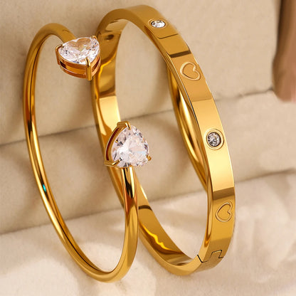 Zalora Joias™ | Pulseira Heart Elegance 18K