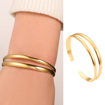 Zalora Joias™  Classic Luxe Cuff Bracelet 18K