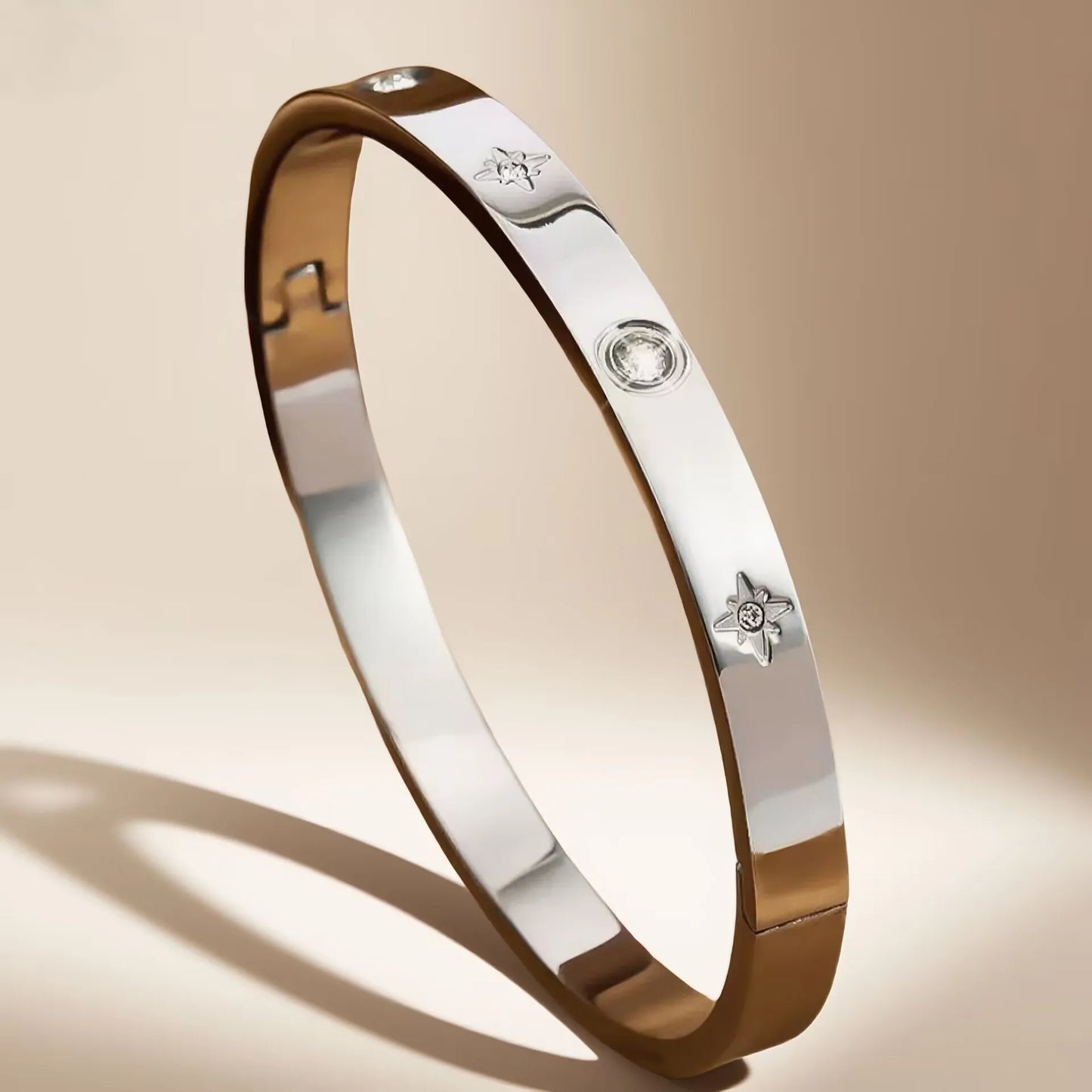 Zalora Joias – Kit 2 Pulseiras em Aço Inoxidável com Numerais Romanos Estilo Bracelete Relógio (Unissex)