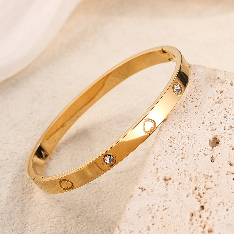 Zalora Joias™ | Pulseira Heart Elegance 18K