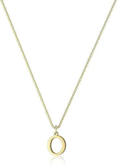 Colar Letra Personalizada Banhado a Ouro 18K