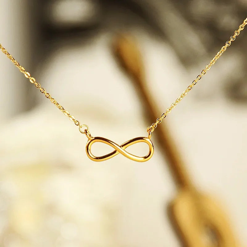 Zalora Joias Colar Choker Infinito Boho com Pingente Charm de  Banhado a Ouro 18K