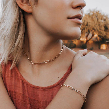 Pulseira Elos Minimal Ouro Delicadeza e Elegância em Ouro 18K