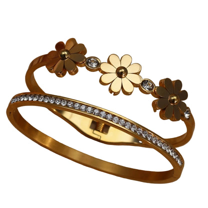 Zalora Joias™ | Blossom Royale Cuff Bracelet 18K