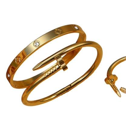 Zalora Joias™ Floral Grace Bangle 18K