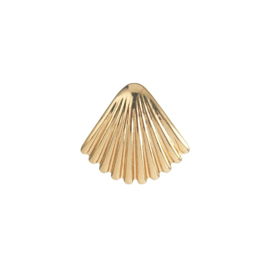 Brinco Versatile geometric decorative Concha Dourada Elegance™ – Edição Premium Zalora Joias