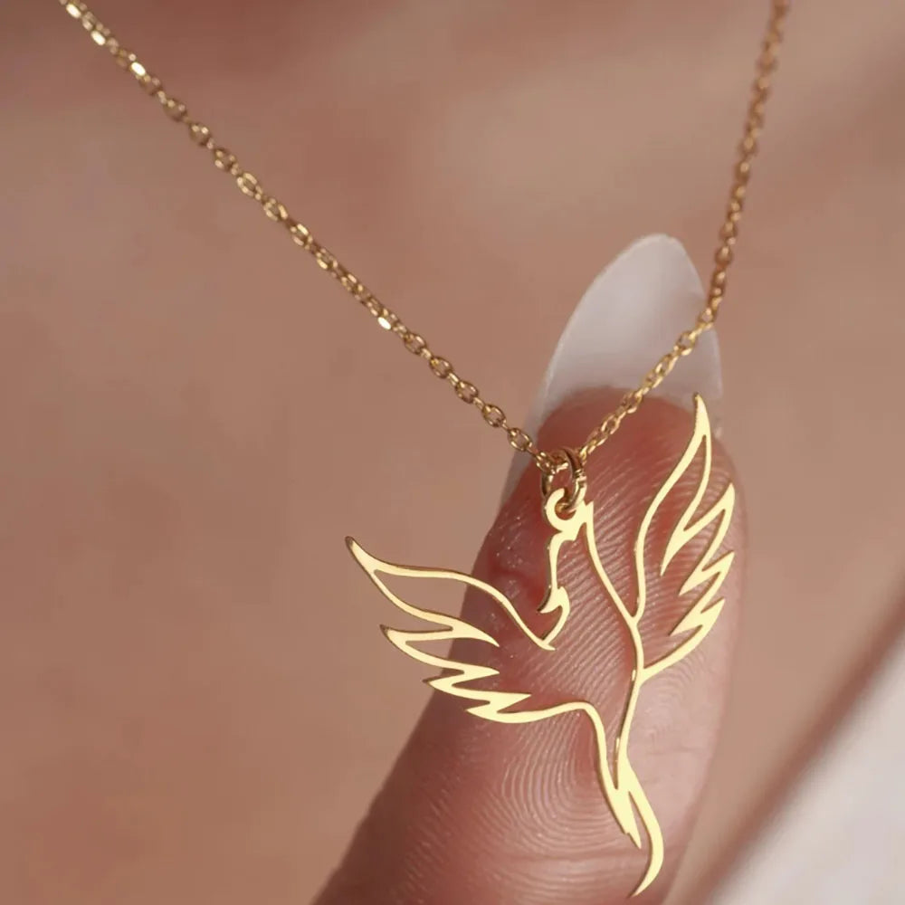 Zalora Joias™ | Colar Feminino com Pingente Elegante em Aço Inoxidável
