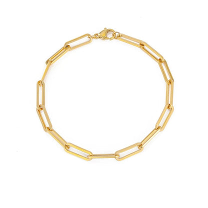 Pulseira Elos Minimal Ouro Delicadeza e Elegância em Ouro 18K