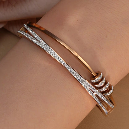 Zalora Joias™ Skeleton Luxe Cuff Bracelet 18K