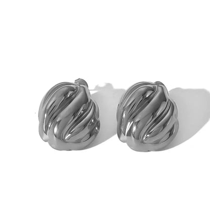Zalora Joias™ Romantic Chunky Hoop Brincos 18K