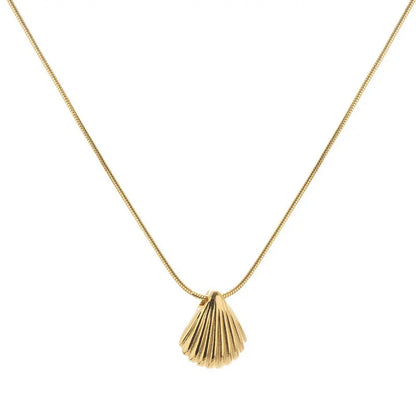 Colar Pingente Concha do Mar – Ouro 18K