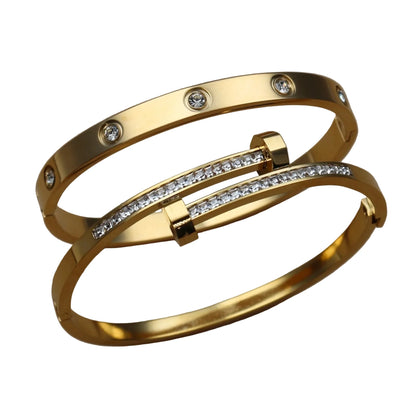 Zalora Joias™ Blossom Elegance Cuff Bracelet 18K